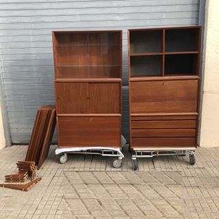 Meuble modular Poul Cadovious vintage escandinavo