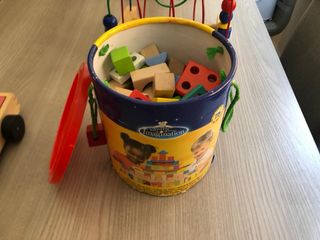 lote juguetes de madera