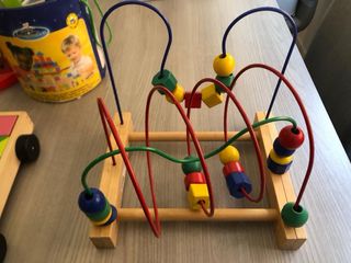 lote juguetes de madera