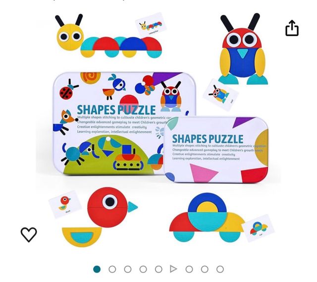 Tangrem madera Montessori