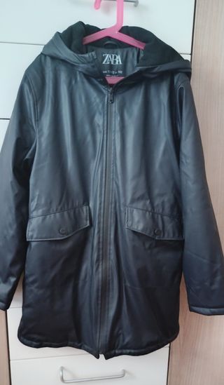 Parka Zara 11-12 años azul marino 