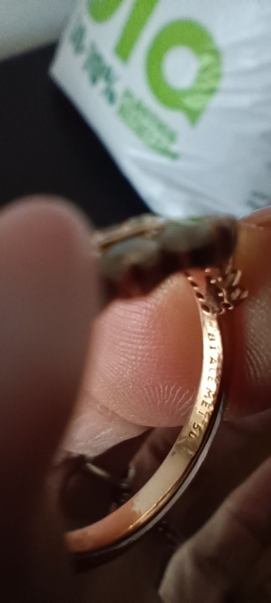 Anillo Pandora oro rosa