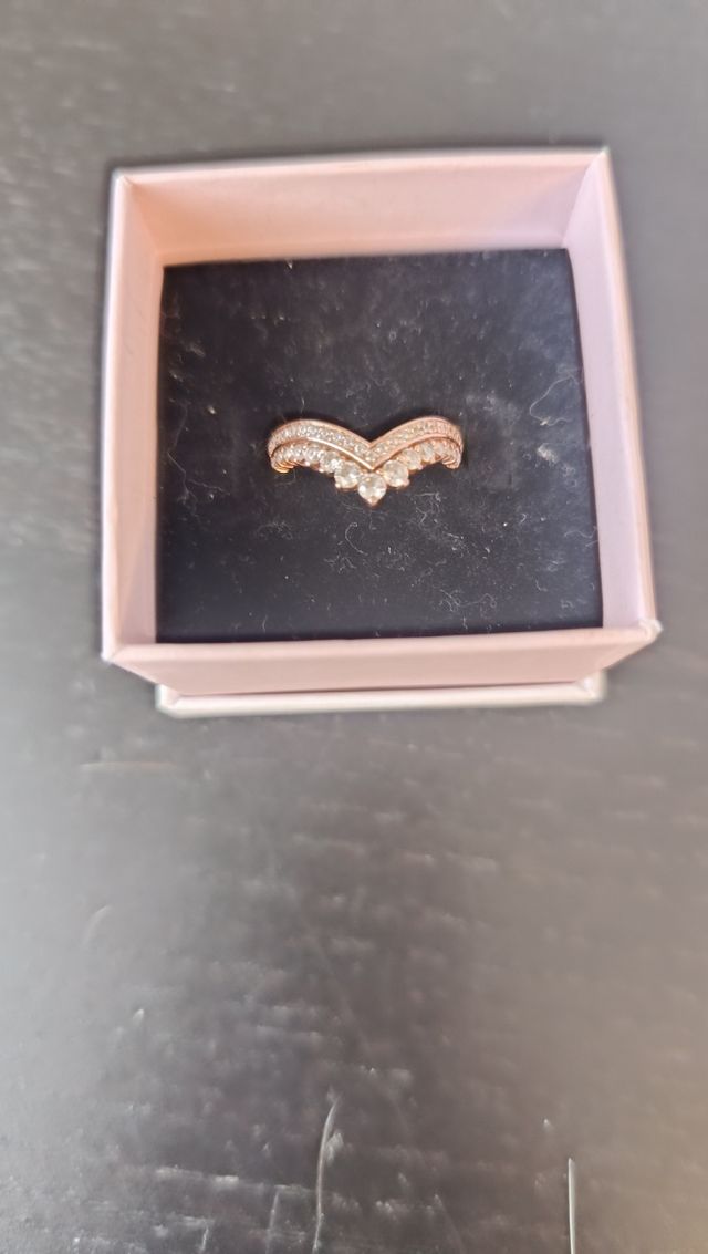 Anillo Pandora oro rosa