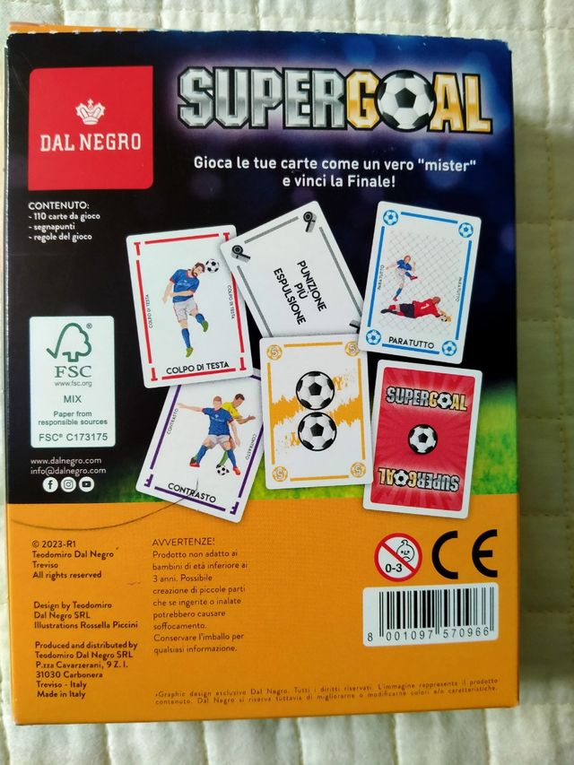Gioco carte SuperGoal