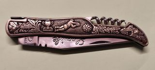 Laguiole World Cup Football lama acciaio cavatappi