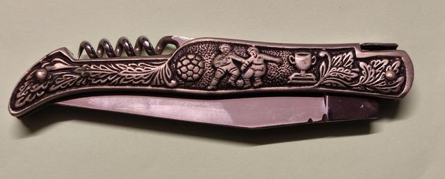 Laguiole World Cup Football lama acciaio cavatappi