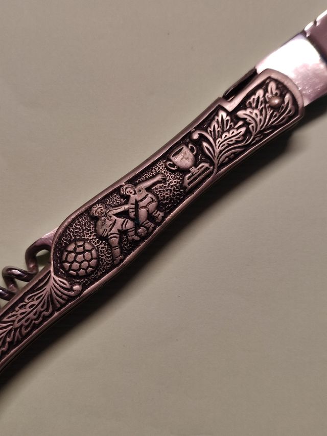 Laguiole World Cup Football lama acciaio cavatappi