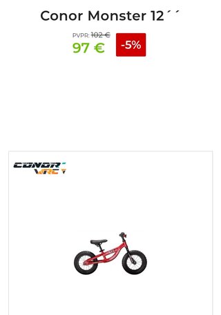 Bmx niños sin pedales