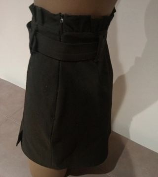 Minifalda negra Bershka S