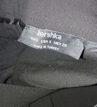 Minifalda negra Bershka S