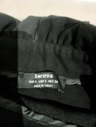Minifalda negra Bershka S
