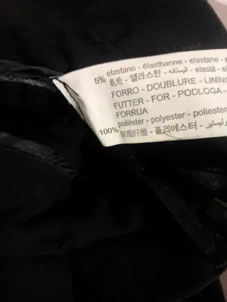 Minifalda negra Bershka S