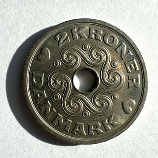 Lote de monedas coronas danesas