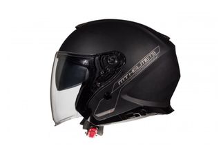 Casco Thunder 3 Matt Black y guantes