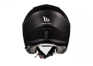 Casco Thunder 3 Matt Black y guantes