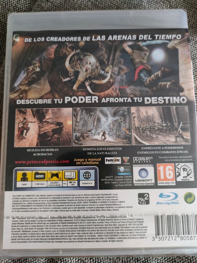 Príncipe de Persia Las arenas olvidadas