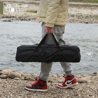 Mesa madera terraza camping 90cm plegable portátil