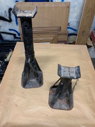 Caballetes taller mecánico