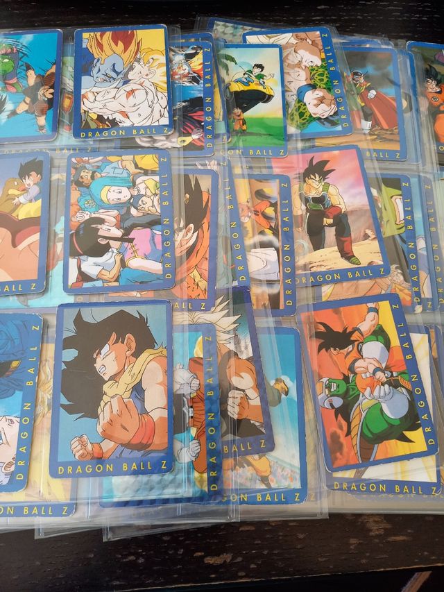 Tarjetas serie 1 azul dragon ball Z panini