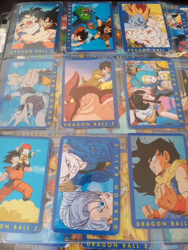 Tarjetas serie 1 azul dragon ball Z panini