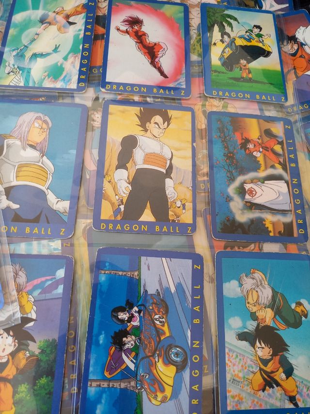 Tarjetas serie 1 azul dragon ball Z panini
