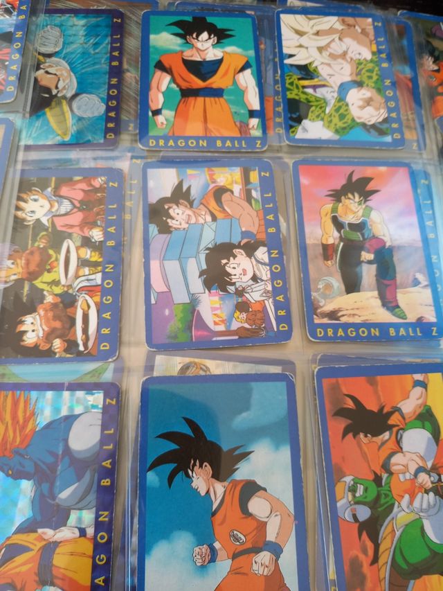 Tarjetas serie 1 azul dragon ball Z panini