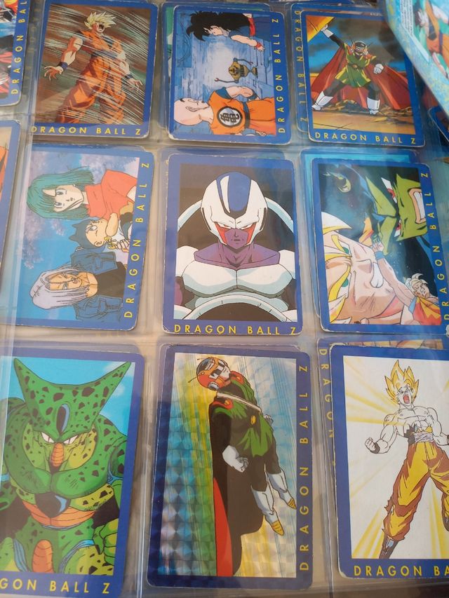 Tarjetas serie 1 azul dragon ball Z panini