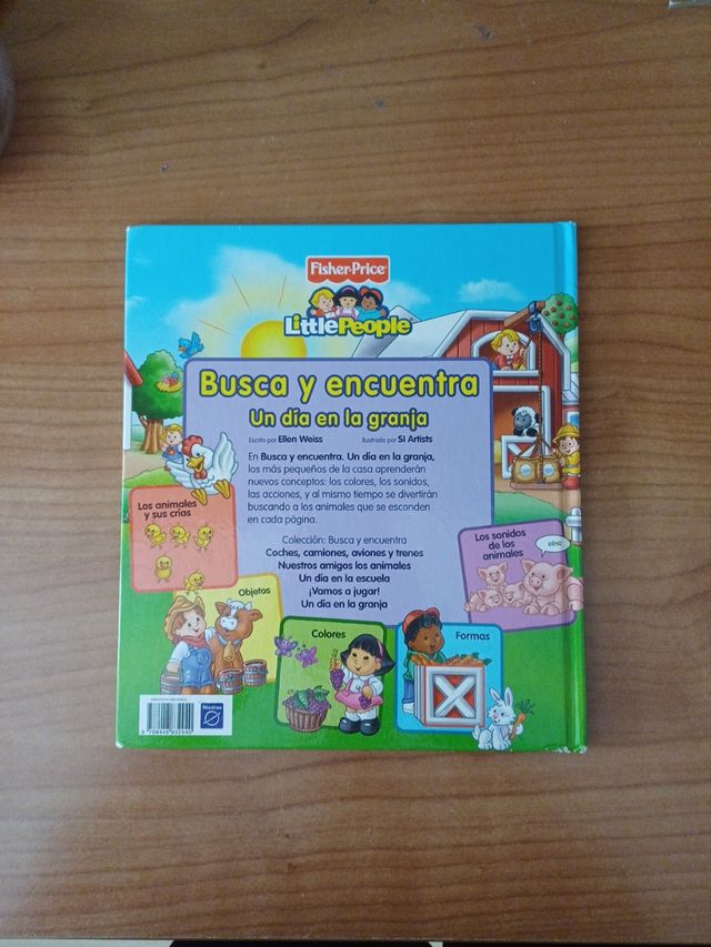 Libro infantil Un día en la granja Busca y encuent