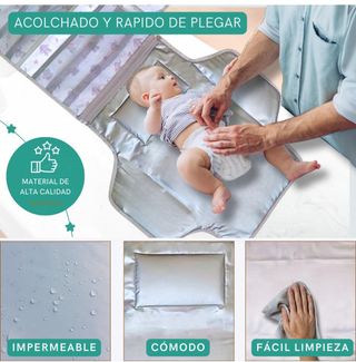 Cambiador bebe portátil impermeable XL