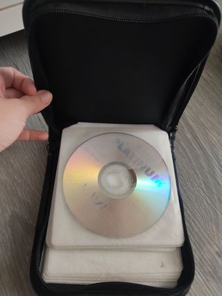 Funda para guardar CDs cuadrada