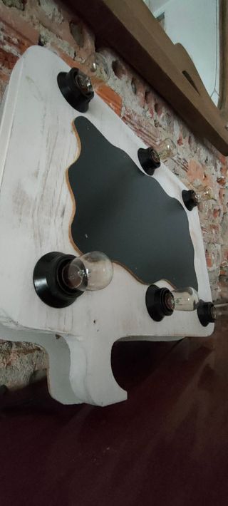 LAMPARA CARTEL PIZARRA LUMINOSO