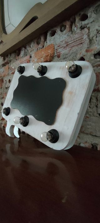 LAMPARA CARTEL PIZARRA LUMINOSO