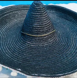 Sombrero mexicano de paja