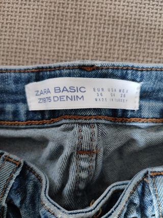 Denim Zara, Eur 36