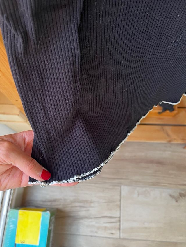 Vestido negro flores Desigual