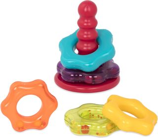 Battat. Juguetes de anillos apilables.