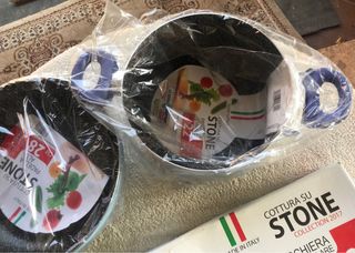 SET NR.4 PENTOLE VARIE COTTURA SU STONE