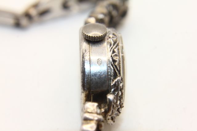 Stupendo orologio gioiello vintage argento marcasi