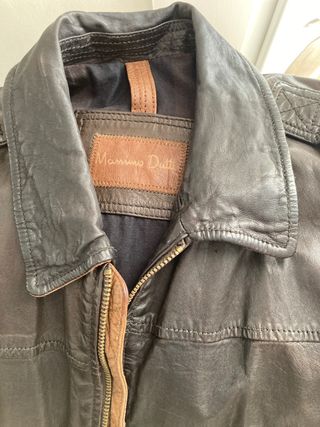 Cazador de cuero Massimo Dutti