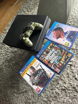 Ps4 slim 1tb+ juegos