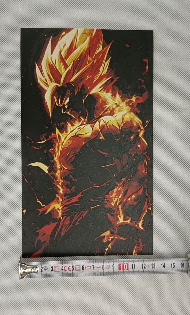 Cuadro Goku 3D