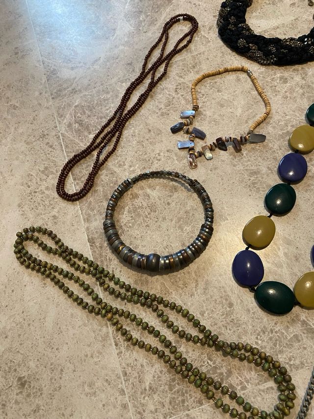 Lote de 9 collares
