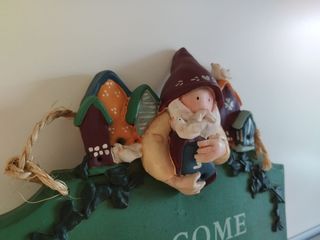 Welcome ingresso porta Natale