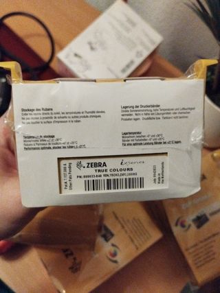 Cartucho/ribbon impresora zebra zxp3