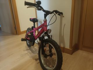 Bicicleta niña conor 14'' con barra