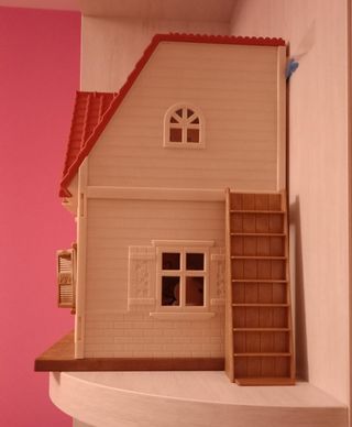 Casita y familia de chocolate