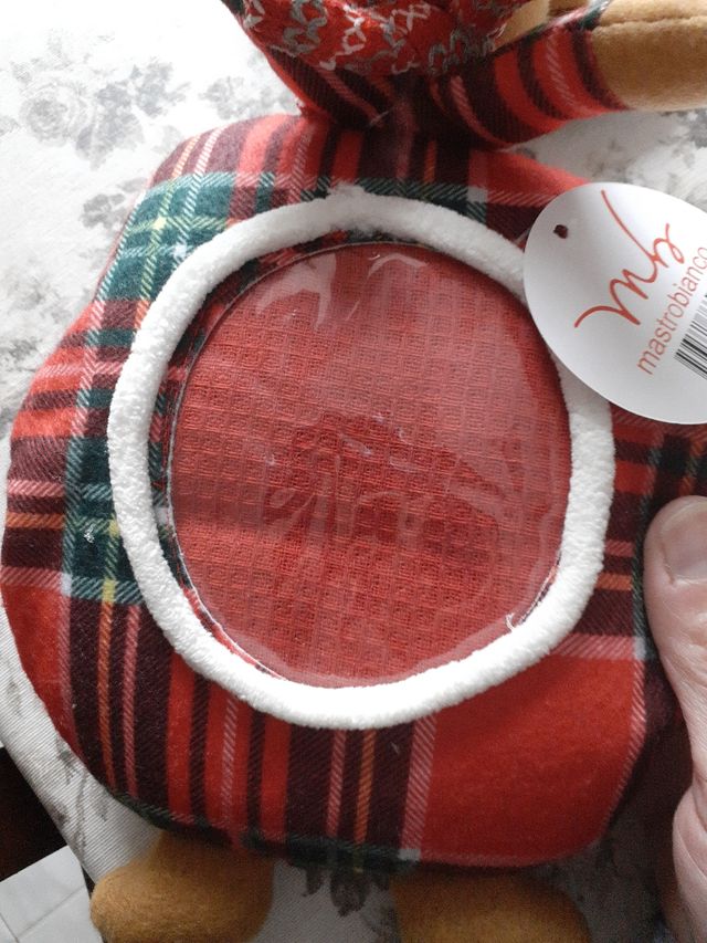 Oggetto natalizio con 3 strofinacci 