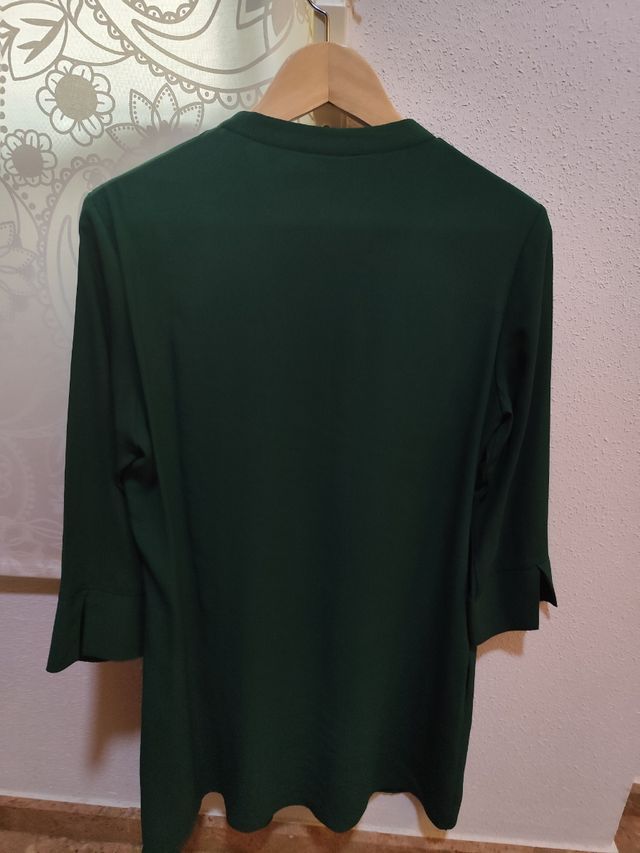 Vestido coctel verde oliva 🫒