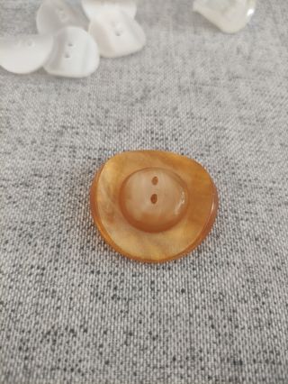 Conjunto de 7 botones curvos vintage