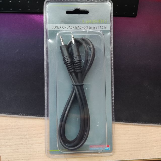 Cable conexión Jack macho 3.5mm ST 1.2M